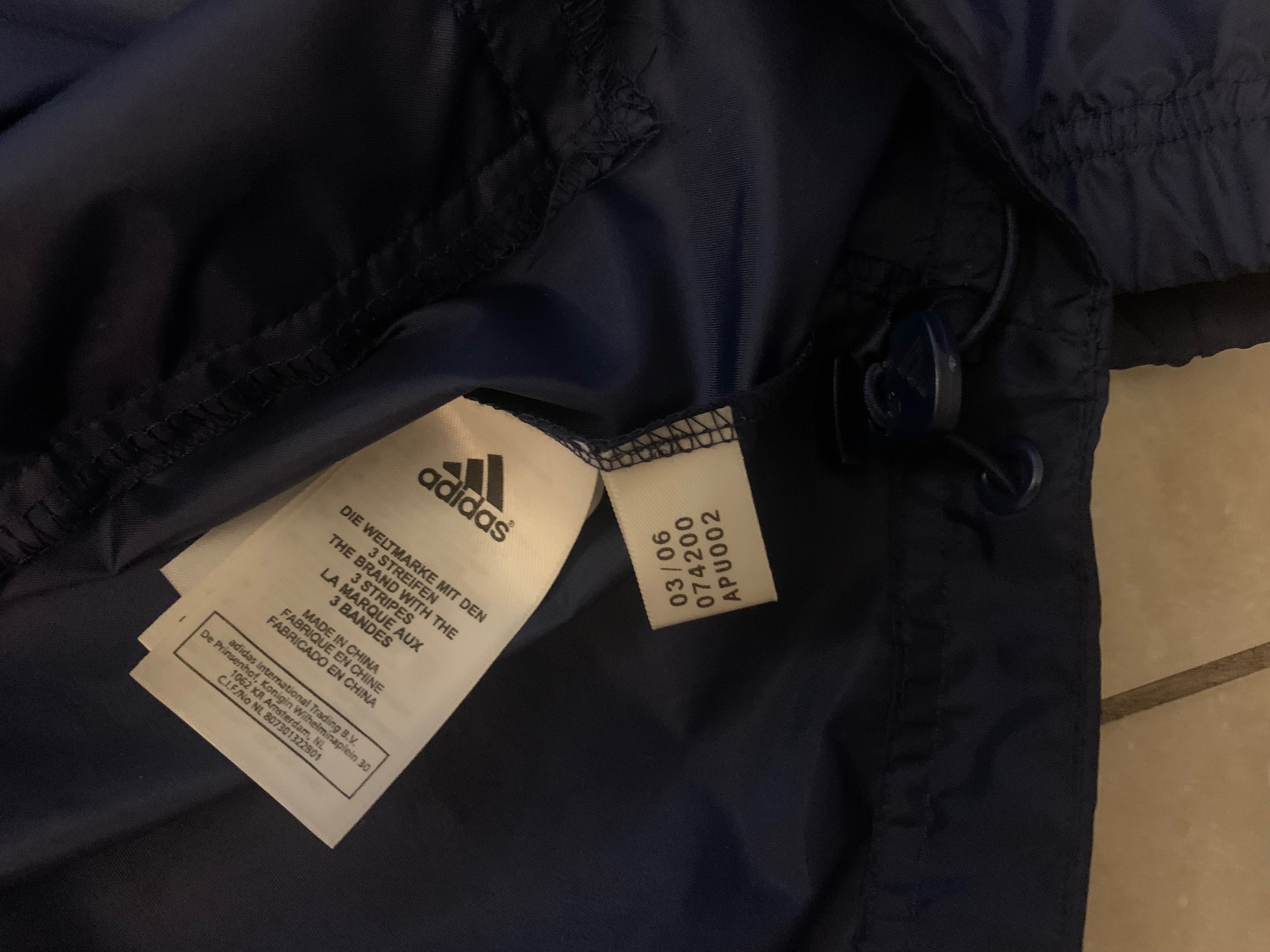 Adidas kurtka wiatrówka męska XL/XXL extra stan jak nowa kaptur