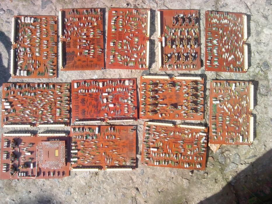 Фактурная машина Soemtron-382. ГДР. 9 Плат, блоки