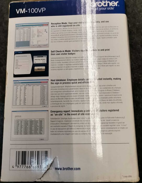 Kit sistema crachás de visita Brother