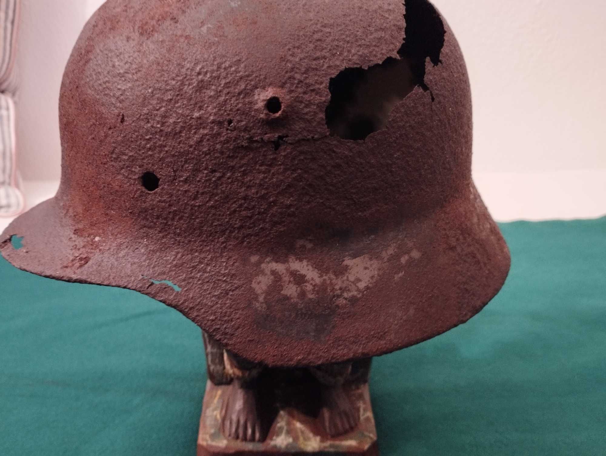 Capacete alemão Wermacht da 2ª Guerra Mundial.