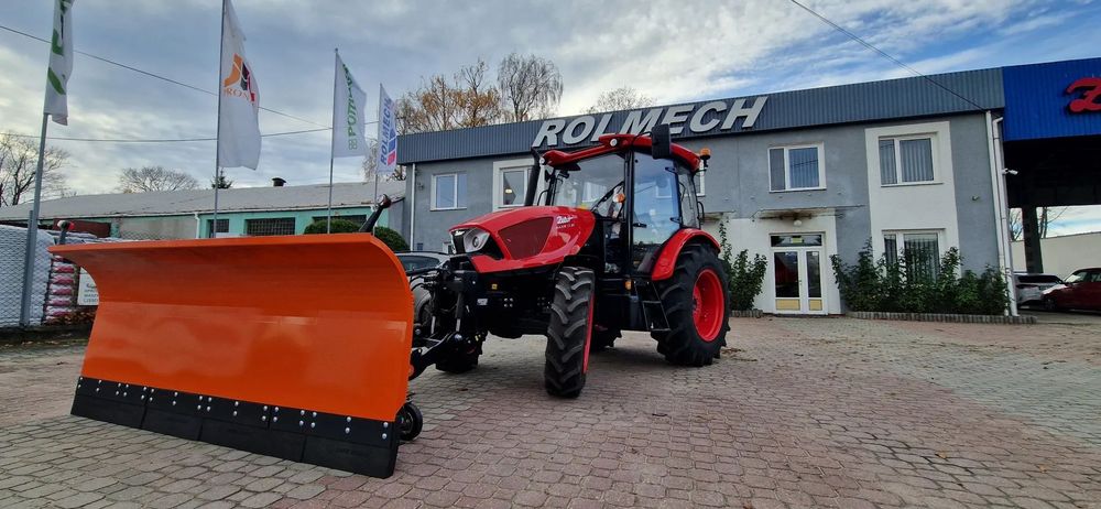 Zetor MAJOR 80 CL  Zestaw do odśnieżania, pług, ciągnik z pługiem, zima, śnieg,