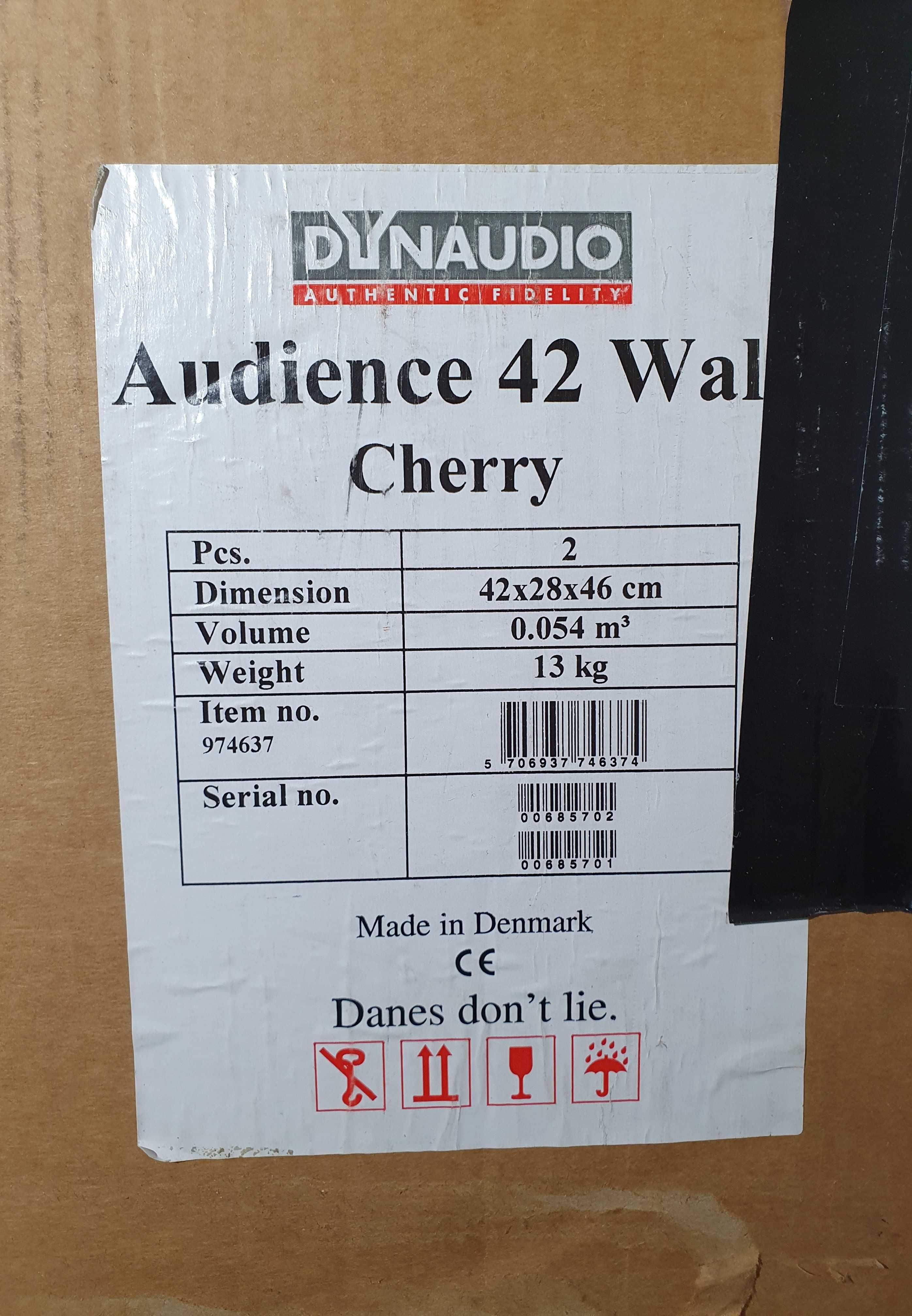 Dynaudio Audience 42w Wall Cherry Kolumny Głośniki Ścienne