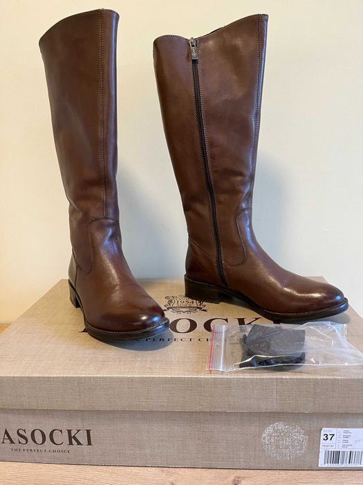 Kozaki damskie Lasocki brąz rozmiar 37