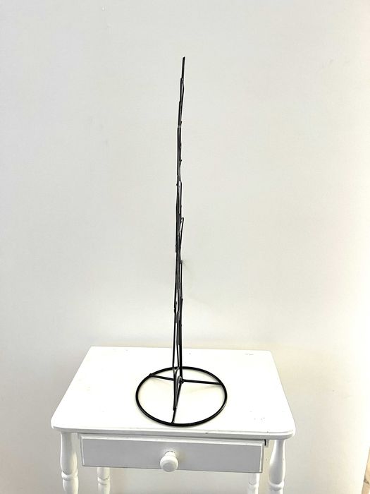 Árvore de Natal com Estrelas em Metal Preto (60cm)