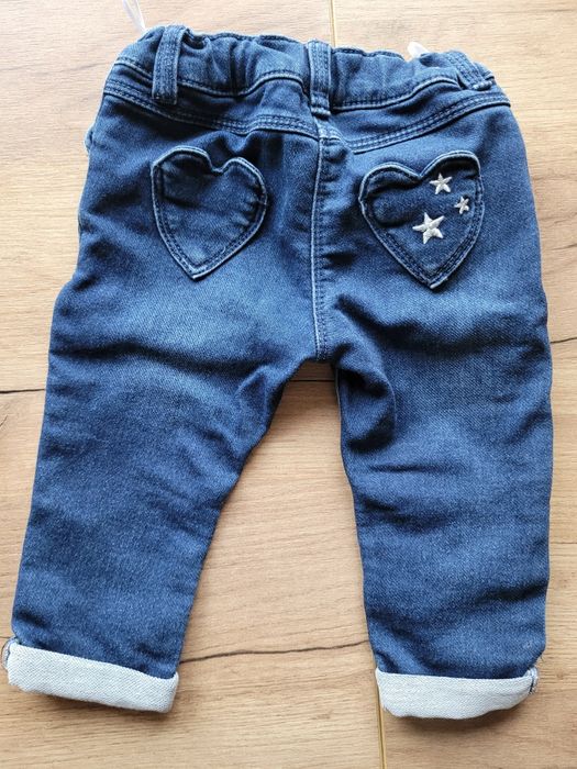 Spodnie dziewczęce niemowlęce 74