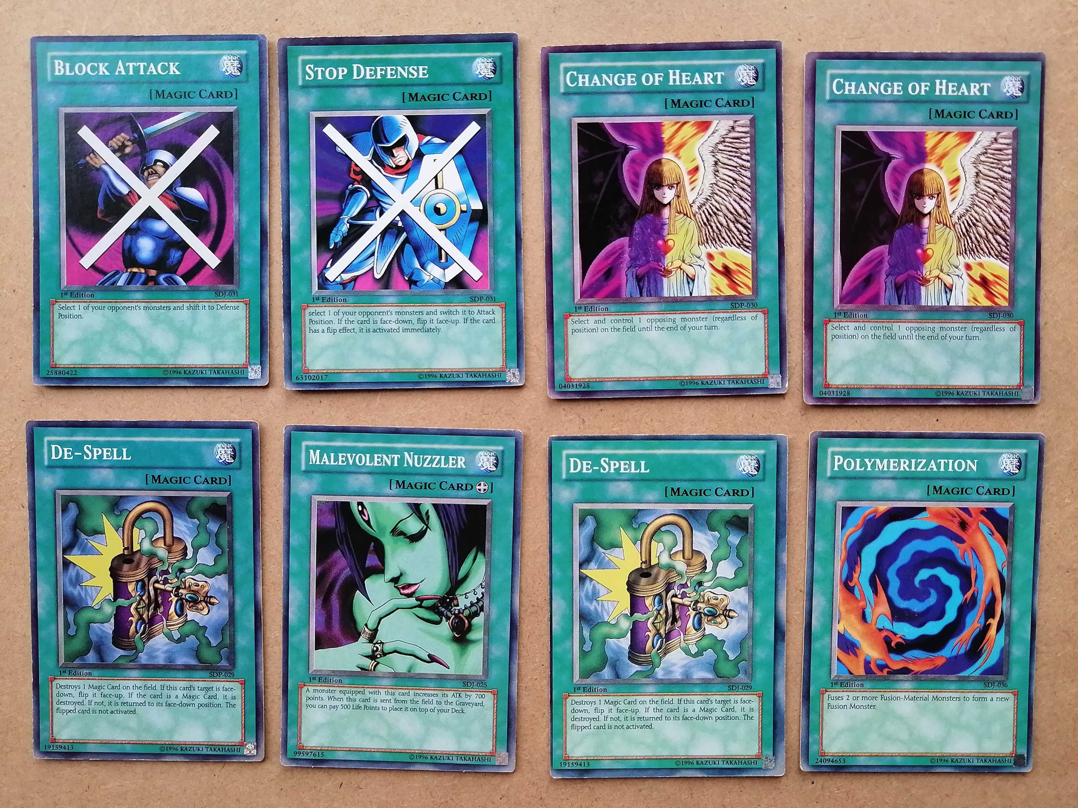Cartas Yu-Gi-Oh 1st edition