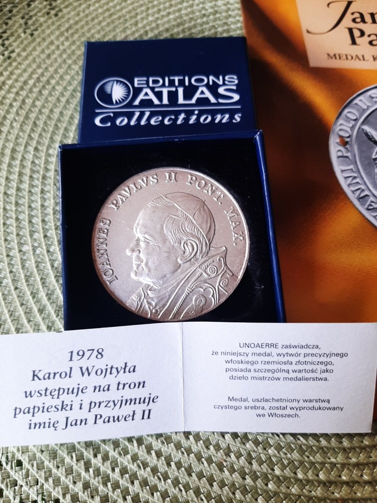 Jan Paweł II medal kolekcjonerski Intronizacja
