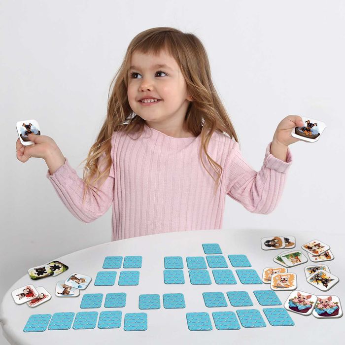 Гра настільна Magdum Меморі. Коти проти собак (ME5032-24)