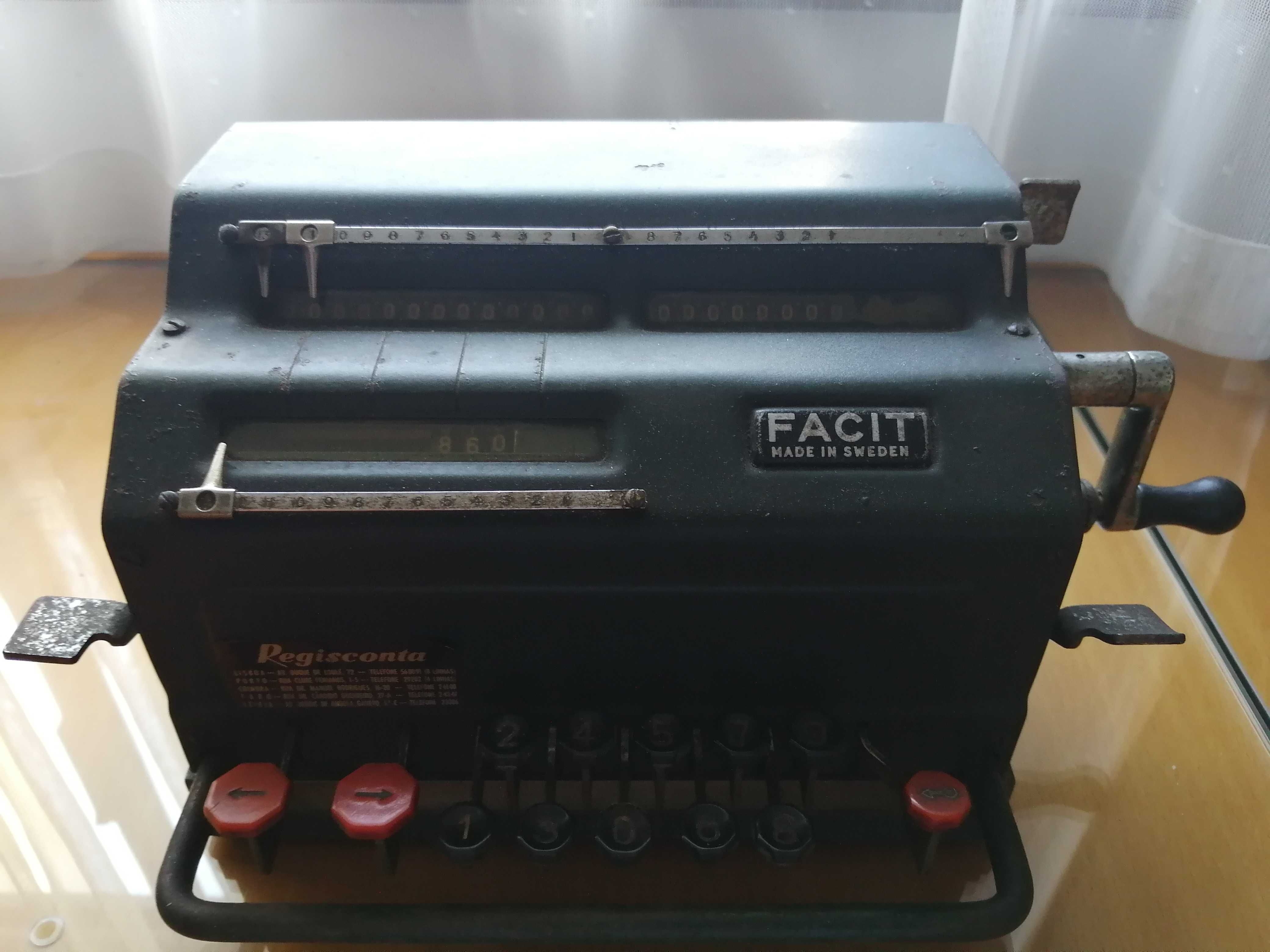 Máquina de calcular FACIT - anos 50