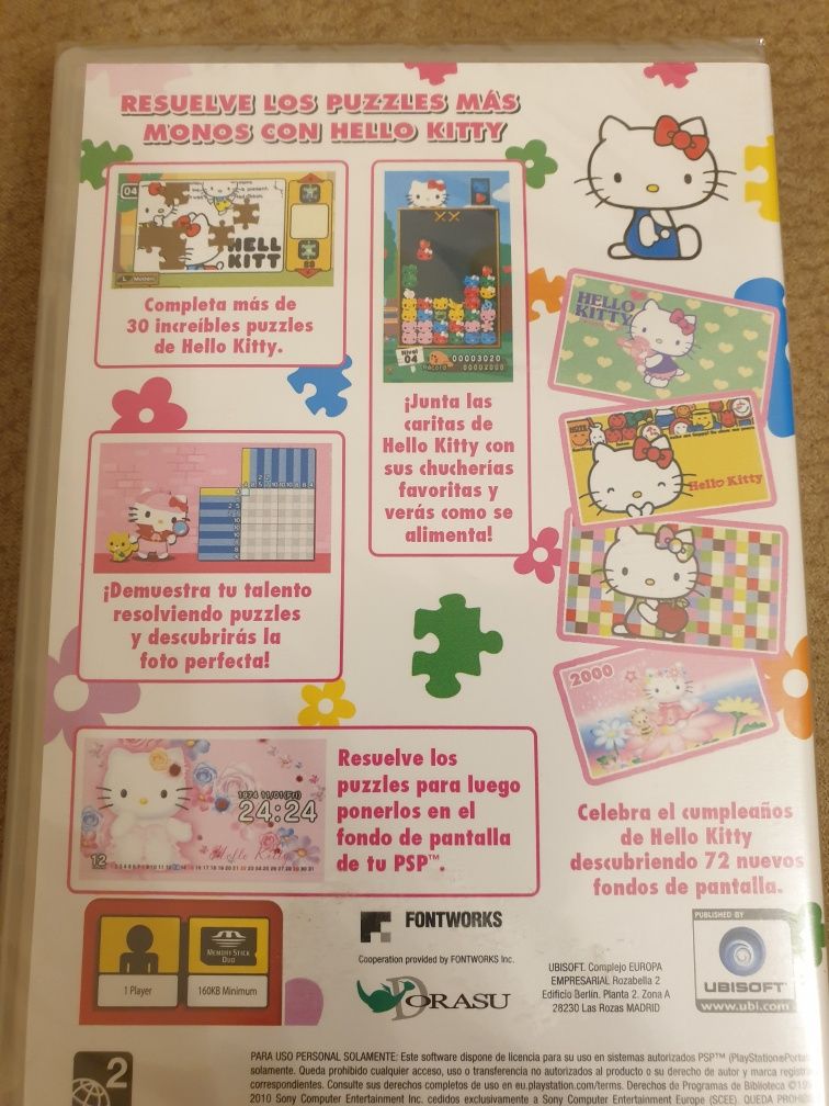 Jogo Psp - Hello Kitty Puzzle Party.