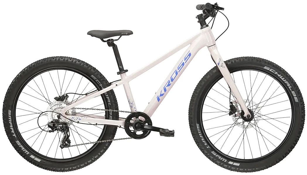 Rower młodzieżowy Kross Lea Jr 2.0/24" 2024 DISC + Oświetlenie LED DAR
