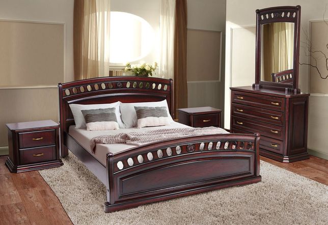 Ліжко ФЛОРЕНЦІЯ масив дуба primewood-мікс мебель.