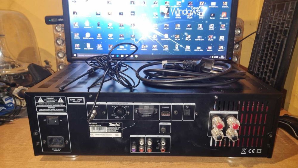 Amplituner stereo Teufel KB 62CR CD MP3 USB Optical BT Bluetooth Phono