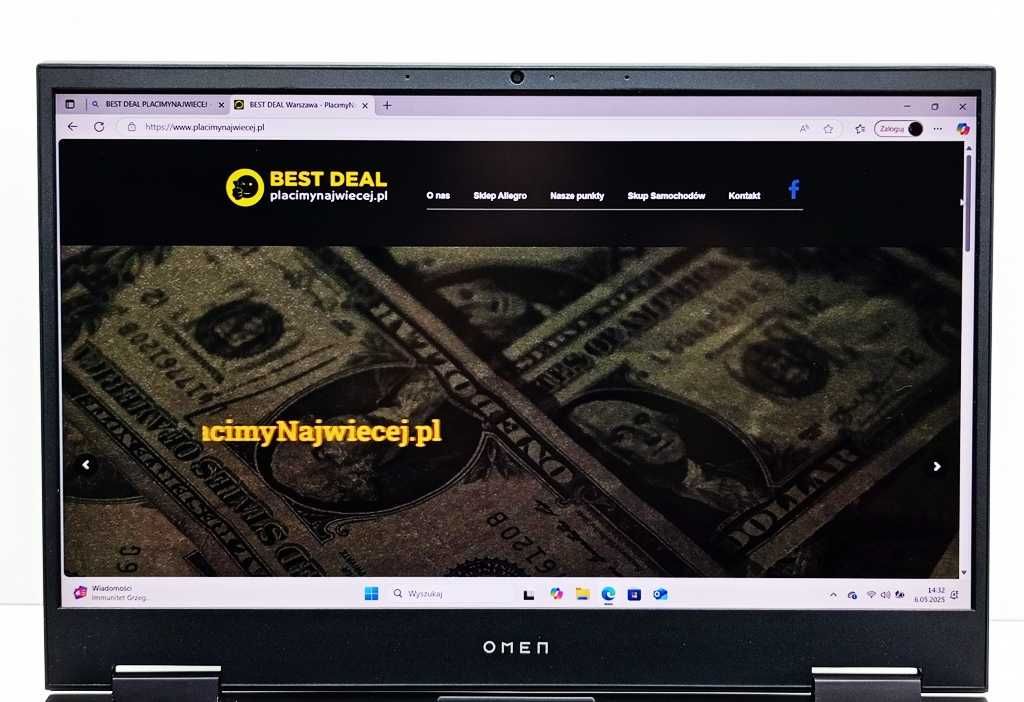 Laptop gammingowy HP Omen 15-en0263ng 16GB/512GB OKAZJA