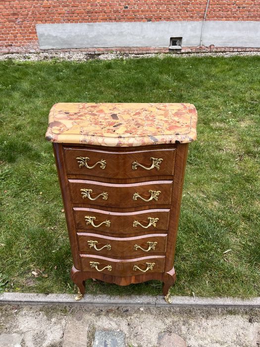 Пнтикварний комод вітрина шафа секретер дерево мармур