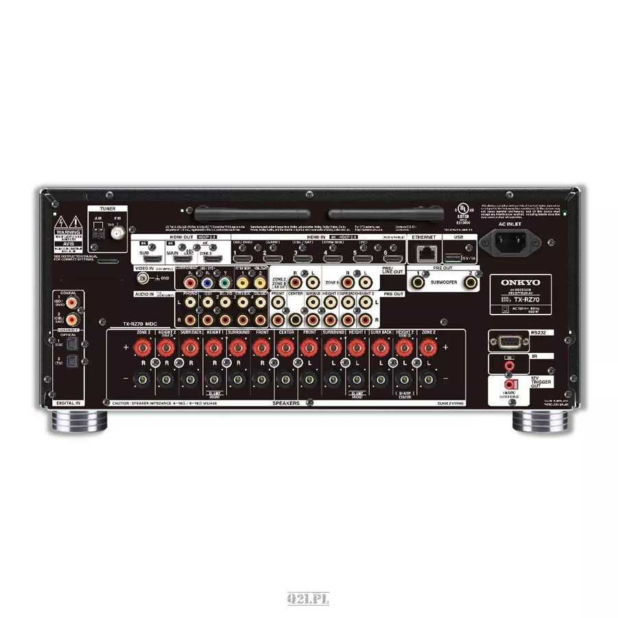 Amplituner kina domowego najwyższy model Onkyo TX-RZ70
