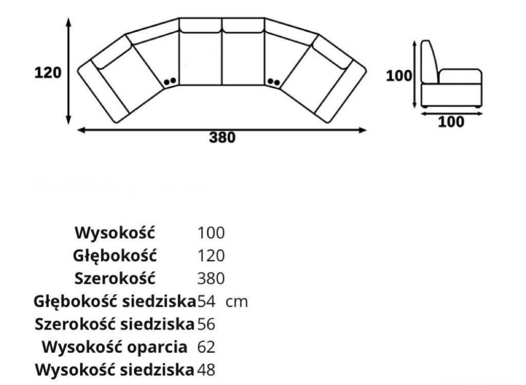 Narożnik skórzany elektryczny!