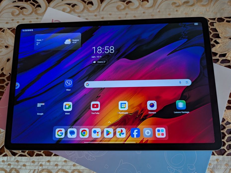 НОВИЙ Lenovo Tab P12 Storm Grey 8-128Gb/Wi-Fi/Екран 3к/Комплект