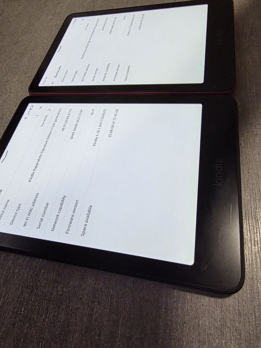Kindle Paperwhite 2025. 12 покоління. Чорний. Червоний. 32гб. Гарантія