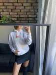 Szara bluza z kapturem ellesse kangurek