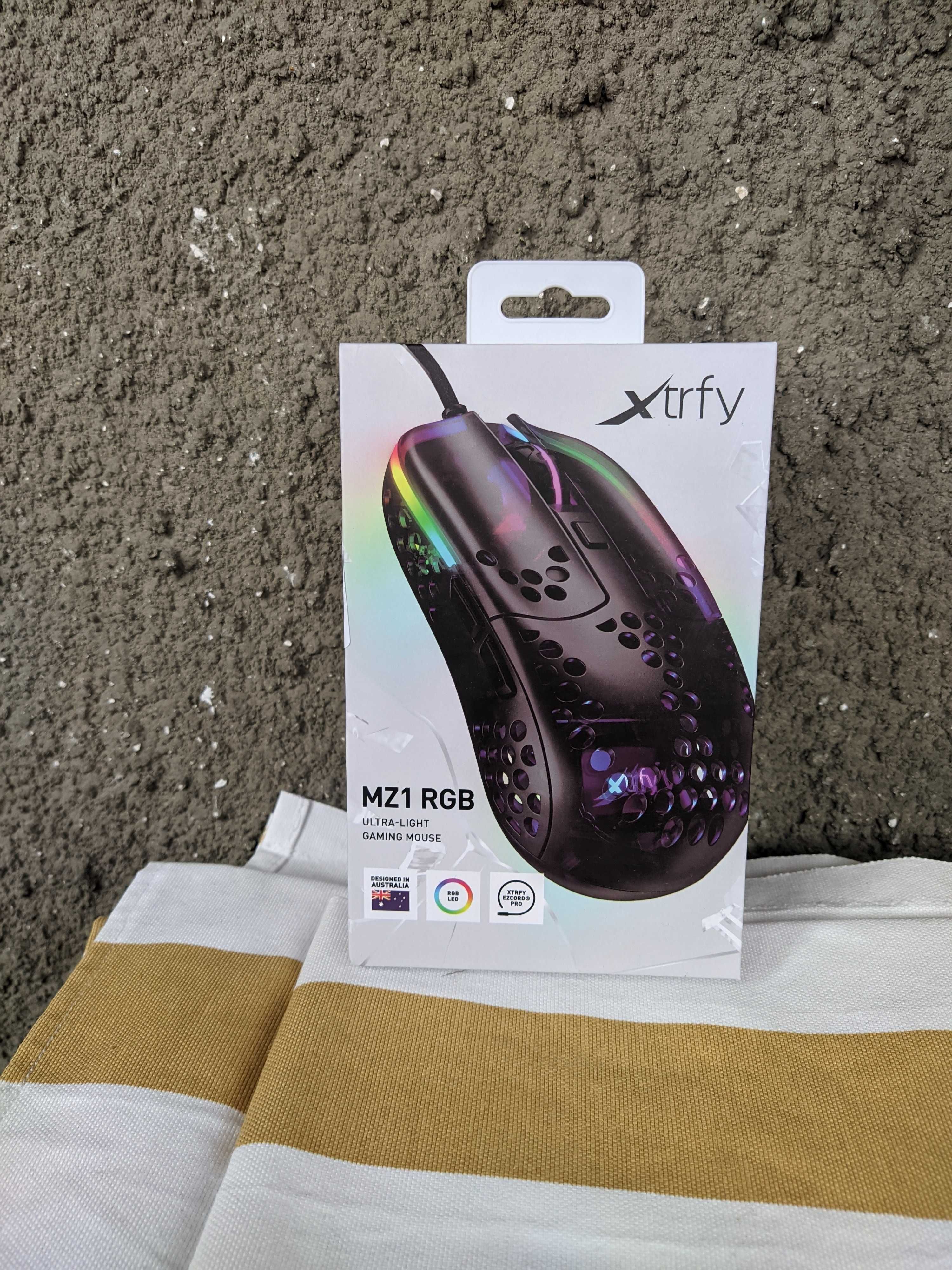 Мышка игровая Xtrfy MZ1 RGB USB Black