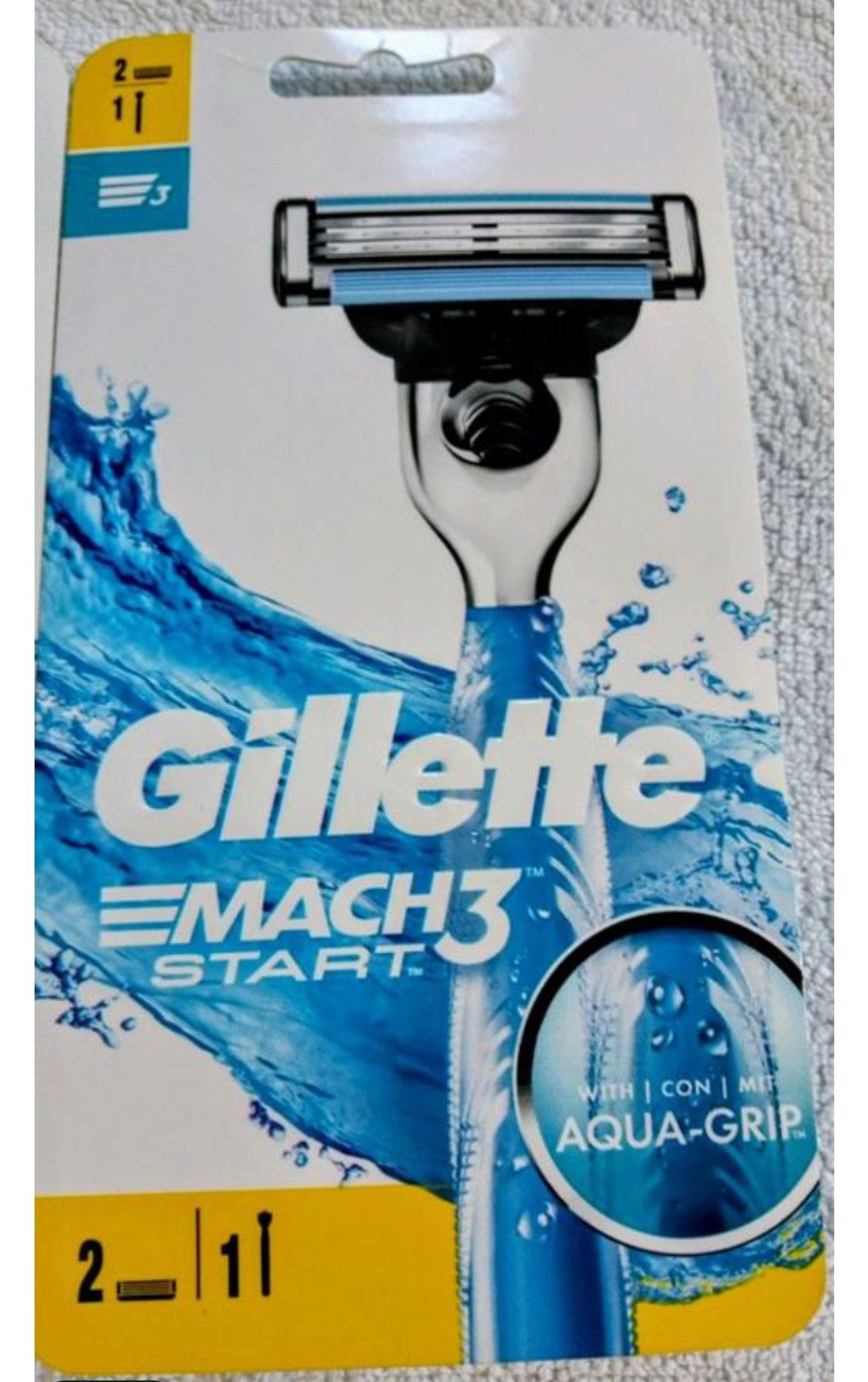 Gillette Mach 3 Start maszynka plus dwa ostrza 100% orginał 10 opk.