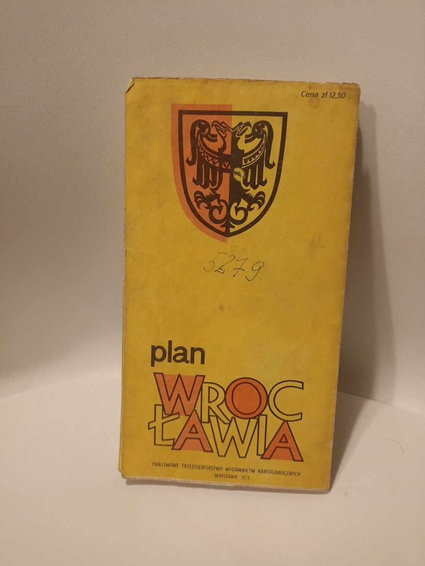Mapa Plan Wrocławia 1973 r.