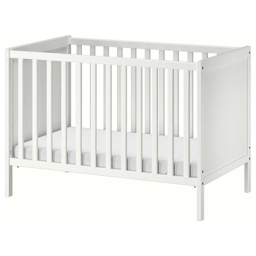 Nowe Oryginalnie zapakowane Łóżko dziecięce, biały, 60x120 cm IKEA SUN