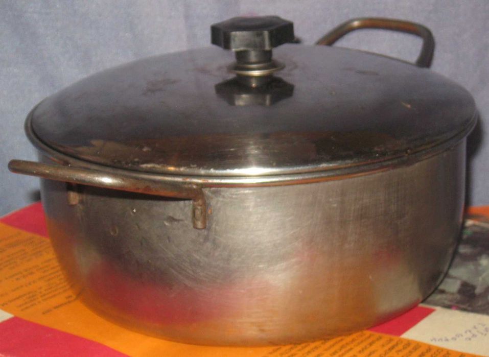 Кастрюлька магнітна (індукційна) 1,65мл.з нержавійочої сталі