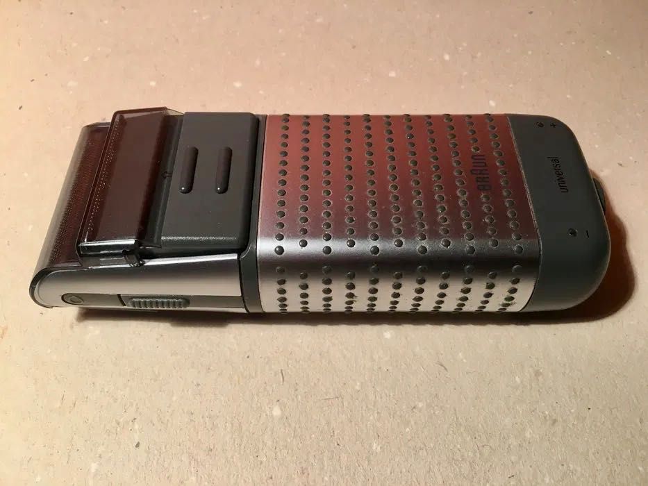 BRAUN - electrorasierer micro vário 3 - prémio design 1985