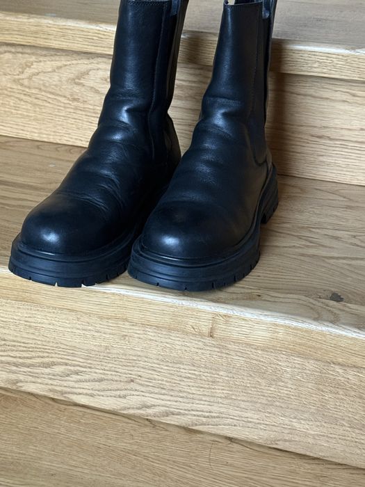 Ботінки-черевики зимові з натуральнлюої шкіри