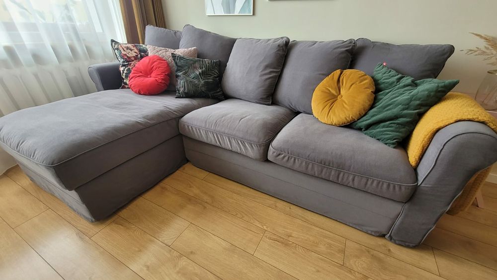 Sofa 3-osobowa z szezlongiem GRONLID