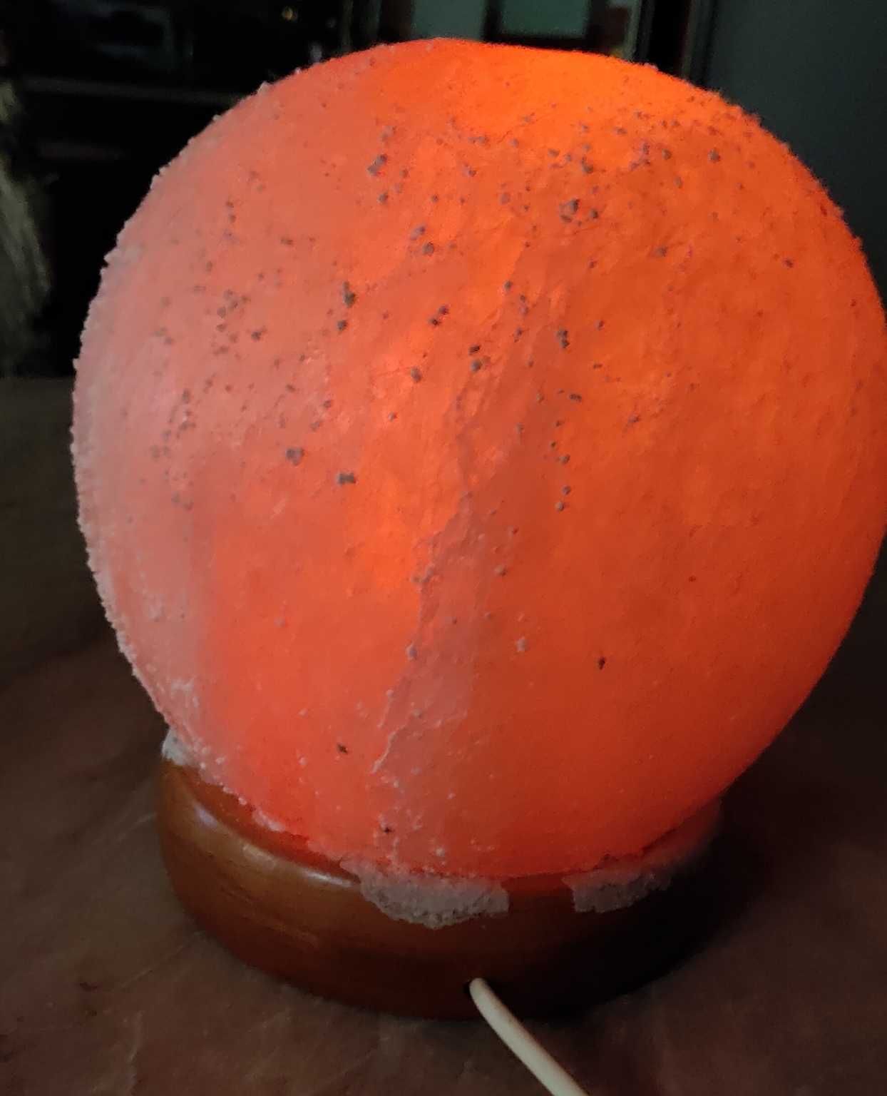 Соляной шар с подсветкой 7 кг.