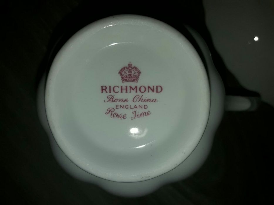 Porcelana Richmond Rose Time England Filiżanka i Spodek Antyk Zabytek