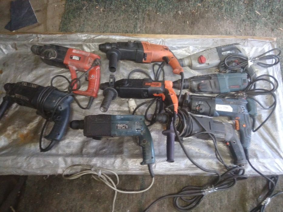 Перфораторы в рабочем состоянии.