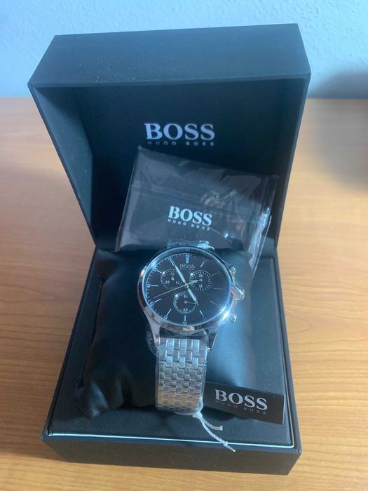 Relógio Hugo Boss Prateado & Preto