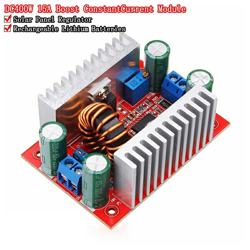 DC DC 400W 15A 8-60V повышающий преобразователь постоянного напряжения