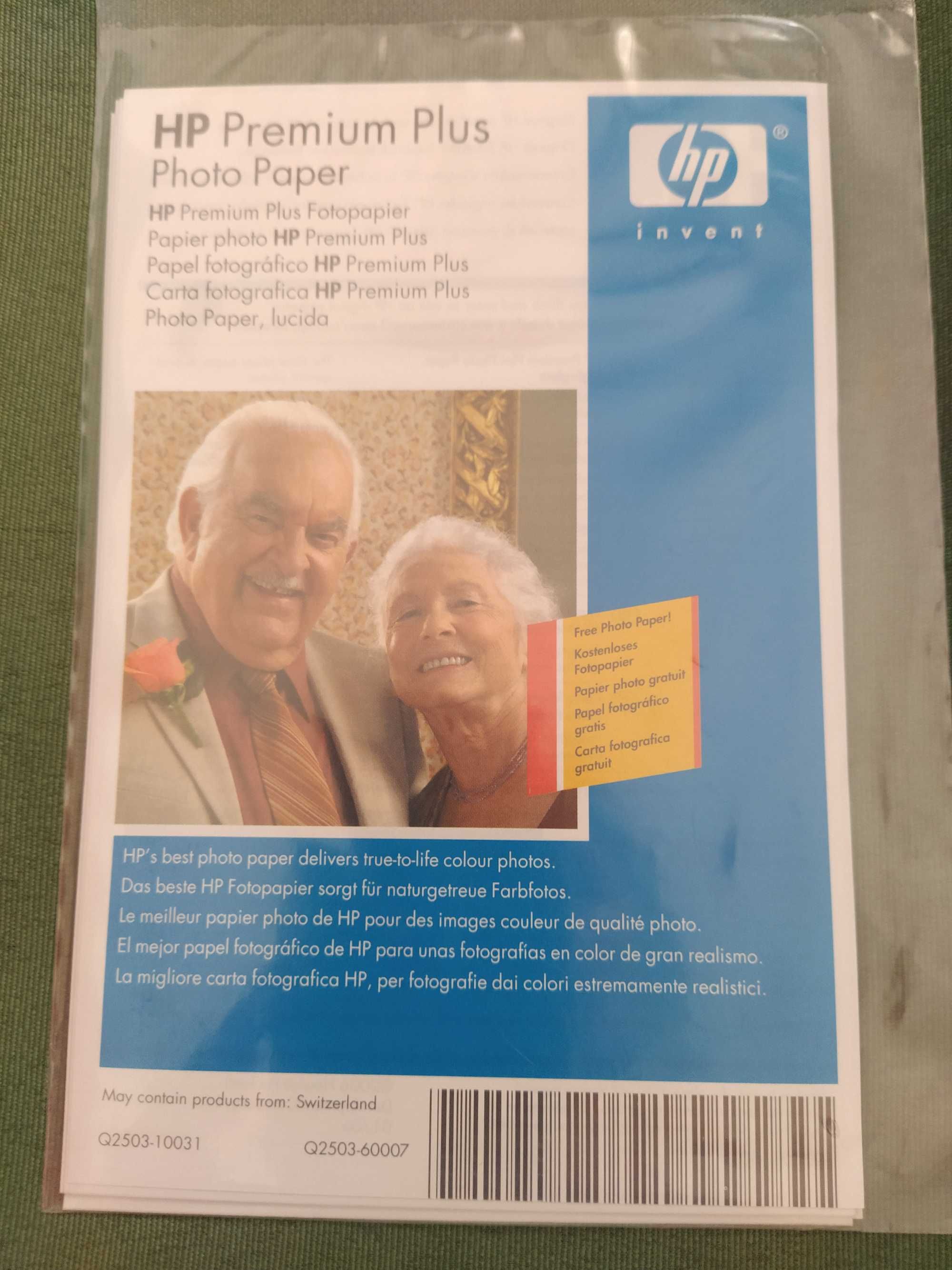 Papel Fotográfico Impressora HP 10x15 280g/m2 6 folhas