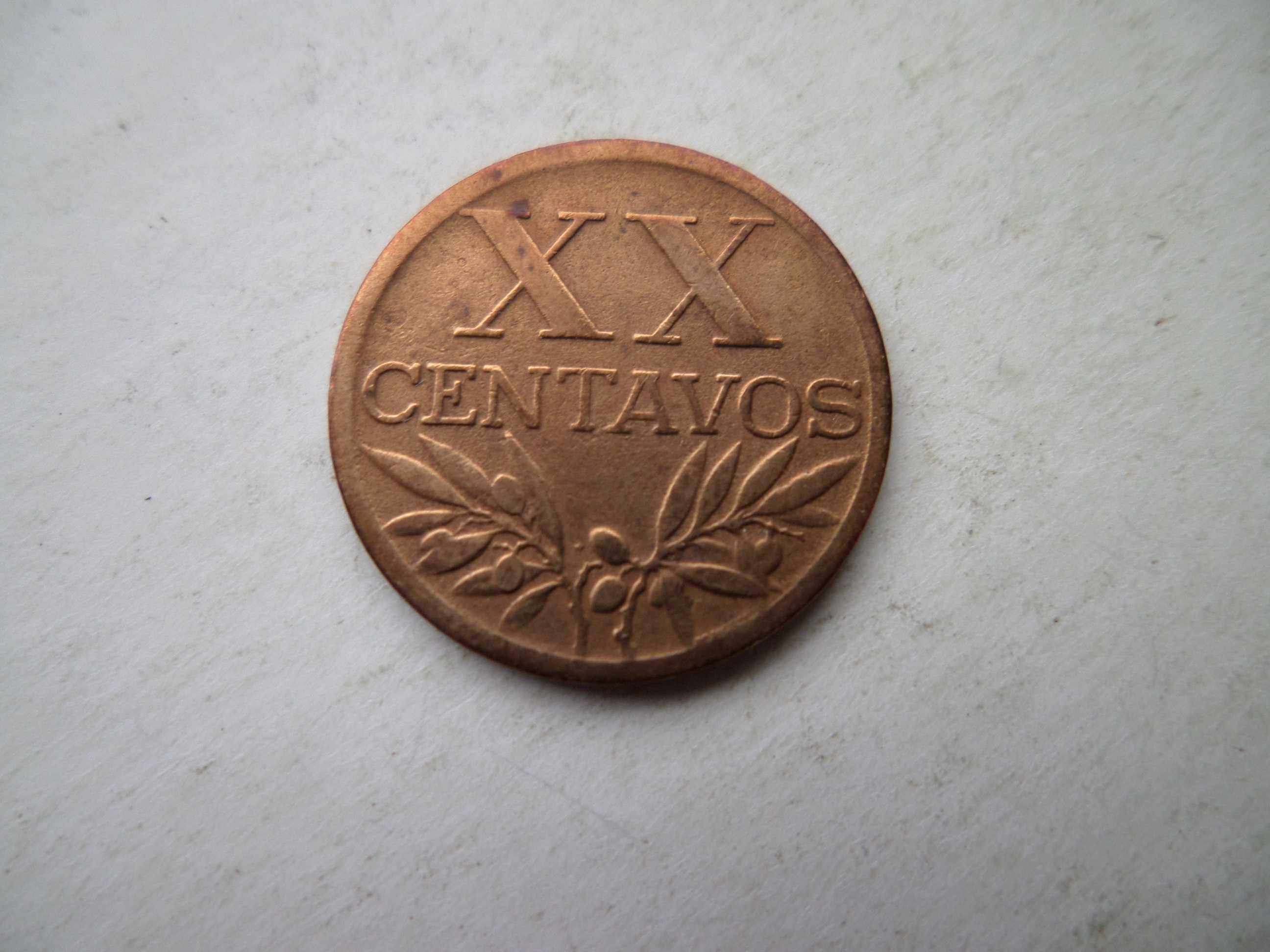 Moeda da Republica Portuguesa: XX Centavos 1948