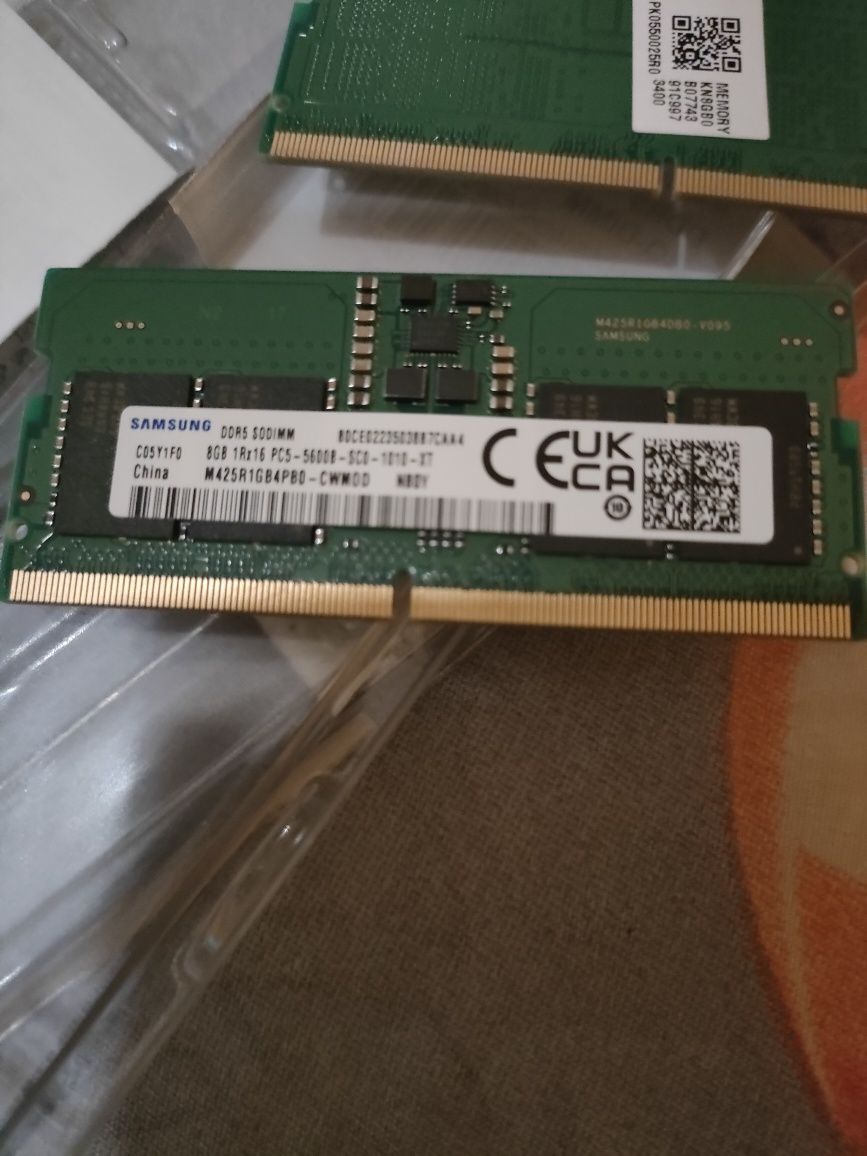 Sprzedam nie używane ram 2×8 gb Samsung ddr5 5600
