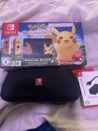 Consola Nintendo Switch V2 Edição Limitada: Pokemon Let's Go Pikachu