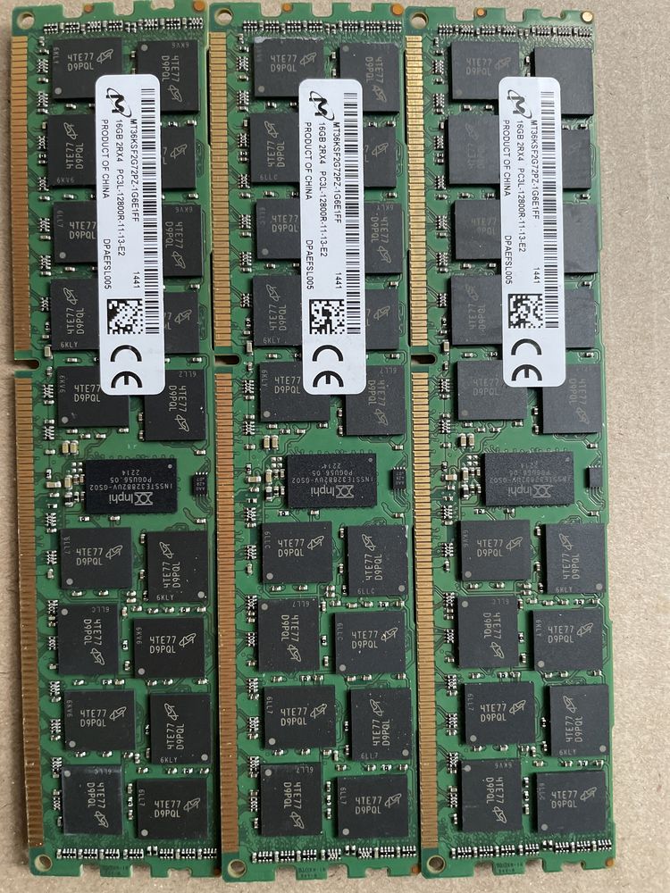 DDR 3 16Gb 1600 micron ecc reg