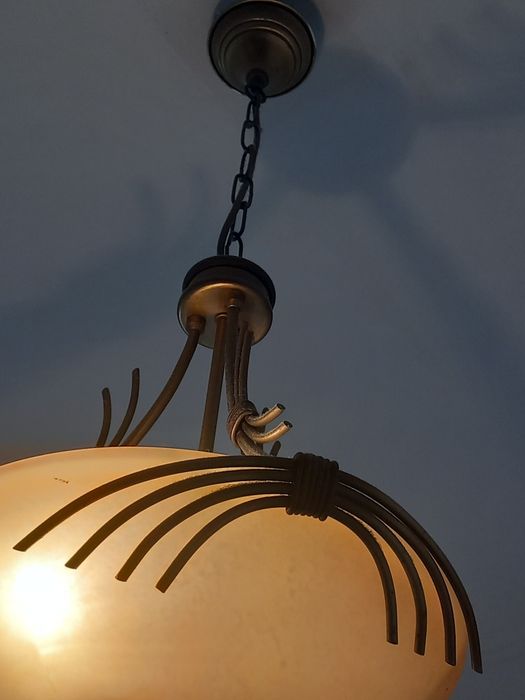 3 candeeiros de teto clássicos + lâmpadas