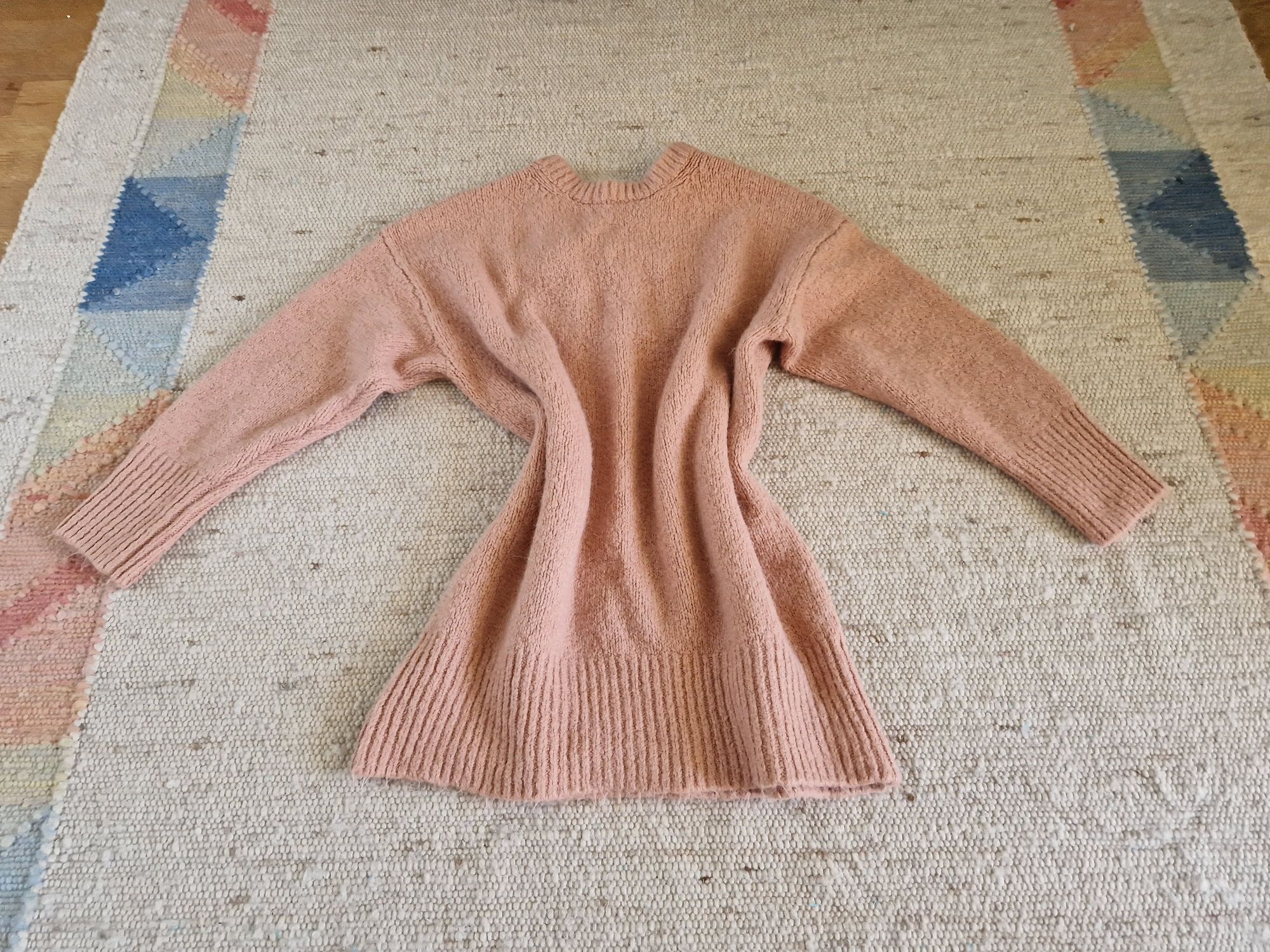 Piękny długi sweter sweterek Zara oversize S M L Xl