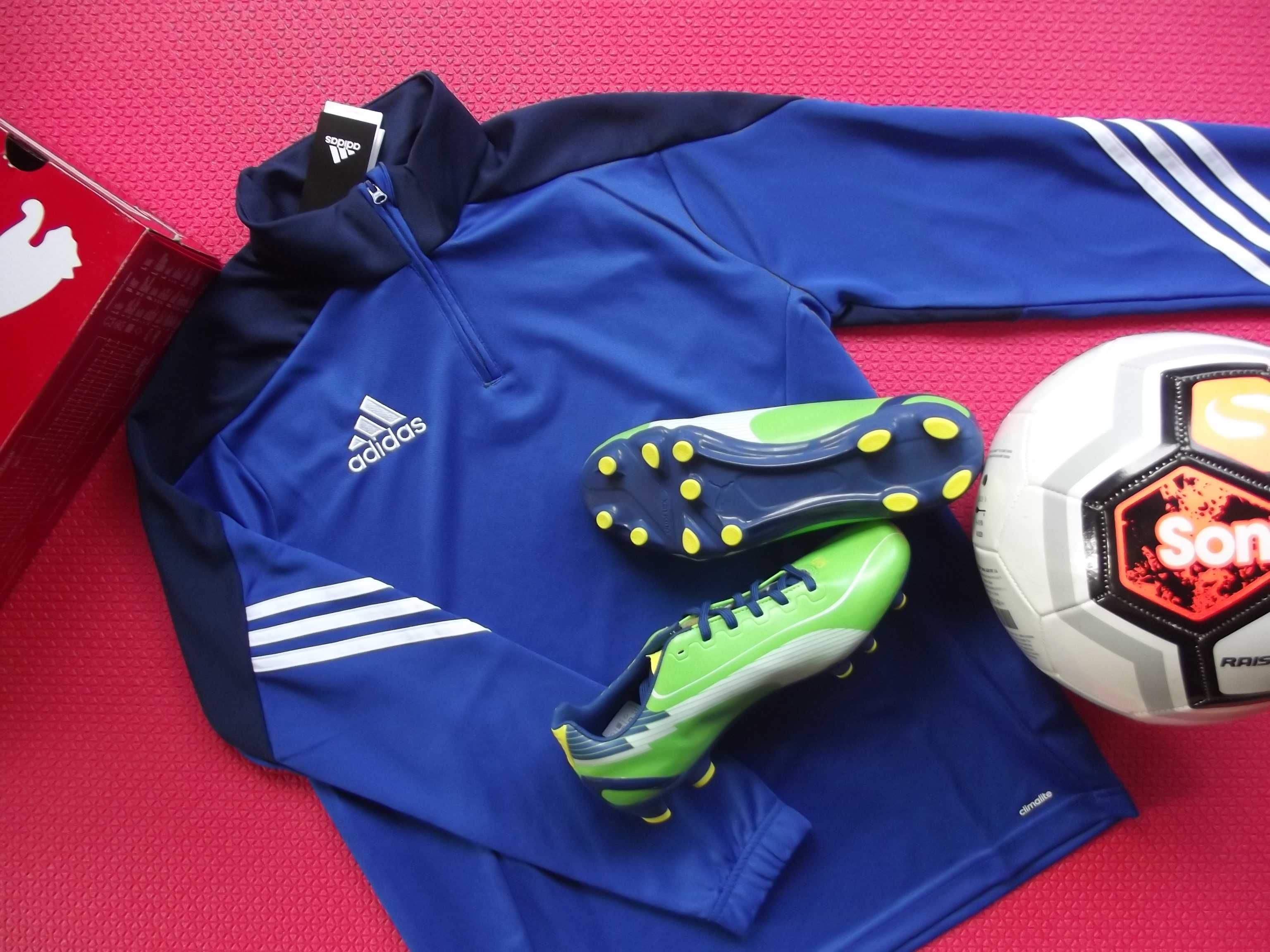 korki Puma 38 buty piłkarskie 24 cm + bluza Adidas + piłka Sondico