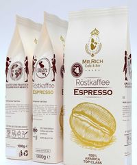 Кофе в зёрнах "Mr.Rich Espresso Top Class N4" 1кг.100%Арабика.Германия