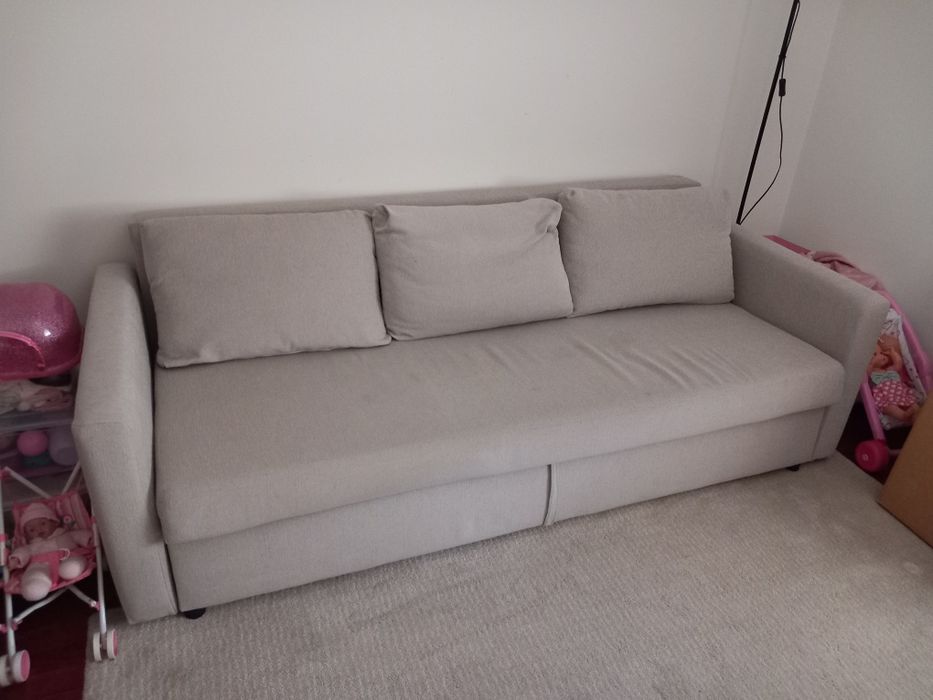 Sofá cama ikea Friheten 3 lugares bom estado