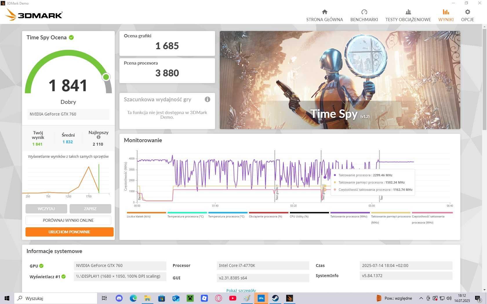 MSI Z87-G43, i7 4770K,  4xDDR3 1600 + chłodzenie