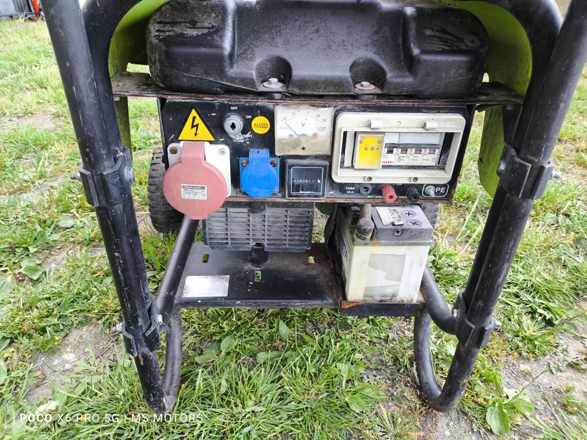 Agregat prądotwórczy PRAMAC 7KW 400V + 230V