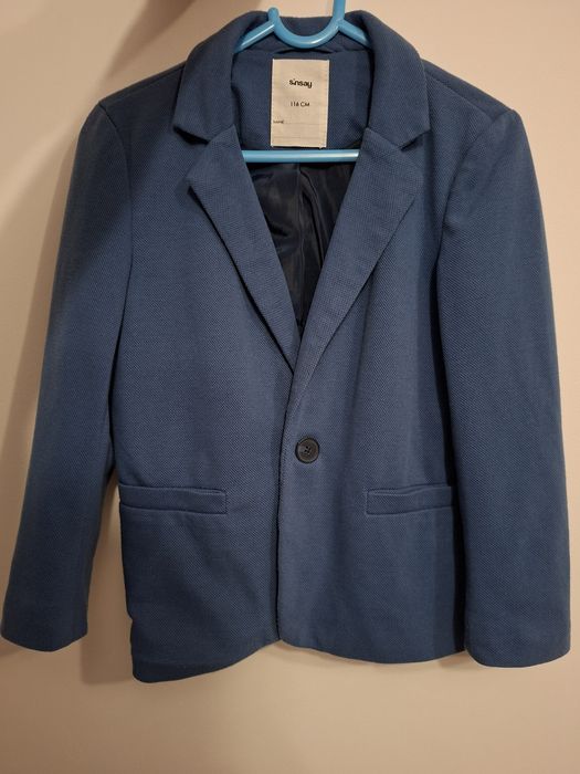 Marynarka plus spodnie garnitur dla chłopca 116 cm
